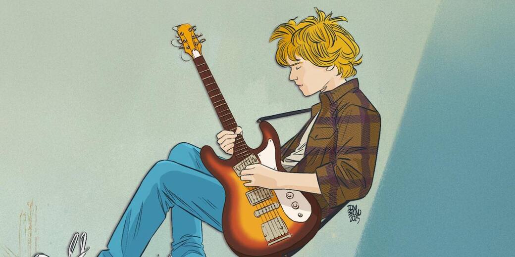 Un dettaglio della copertina di “Kurt Cobain. Quando ero un alieno”
