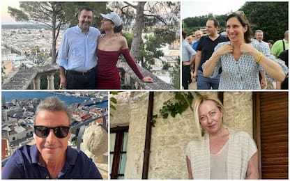 Estate, le vacanze dei politici italiani: da Meloni a Calenda. FOTO