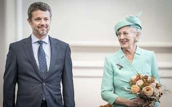 epa11052285 (FILE) - Denmark's Crown Prince Frederik (L) and Queen Margrethe attend the opening of the Danish parliament, the Folketinget, at Christiansborg Palace in Copenhagen, Denmark, 04 October 2022 (reissued 01 January 2024). Queen Margrethe II, 83, who has reigned for 52 years, on 31 December 2023 announced that she would step down as regent on 14 January 2024, the 52nd anniversary of her accession to the throne. Her son, Crown Prince Frederik, will take over the throne as King Frederik X.  EPA/MADS CLAUS RASMUSSEN DENMARK OUT