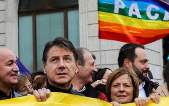 Le manifestazioni per la pace a Roma e Milano