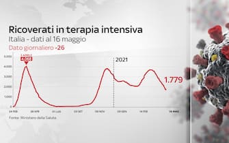 Covid, le grafiche con i dati del 13 maggio: le terapie intensive