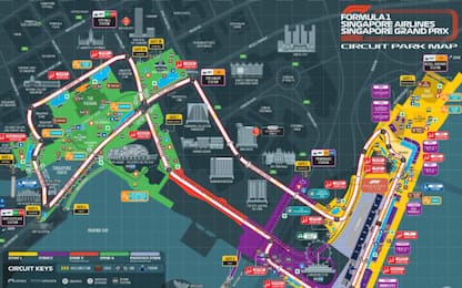 Il Mondiale a Singapore: il circuito di Marina Bay