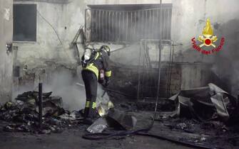 L'incendio nell'ospedale di Tivoli