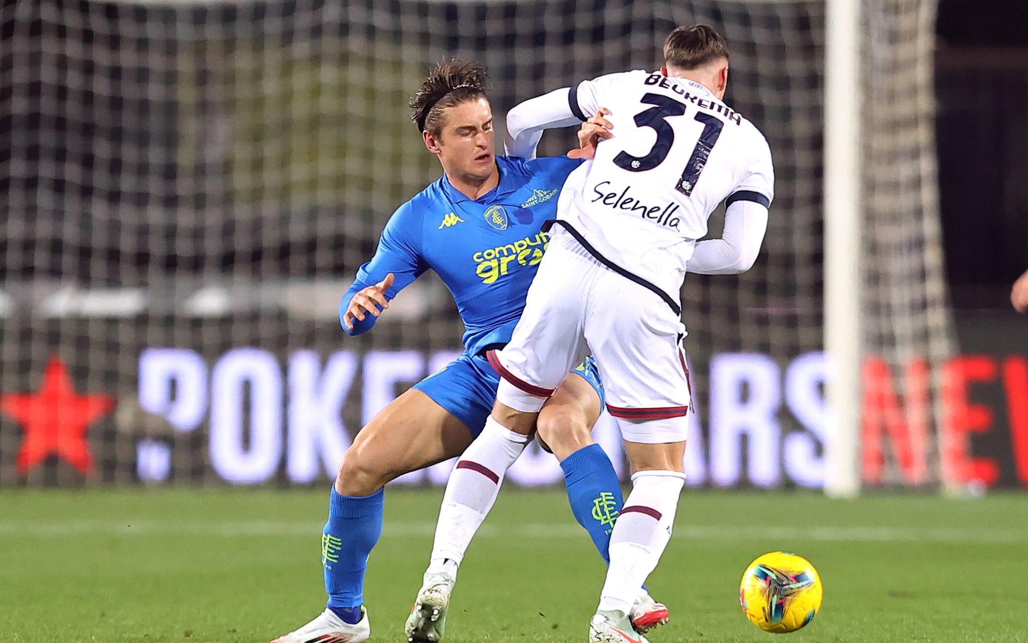 Il primo tempo di Empoli-Bologna