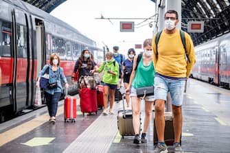 Milano - Controesodo estivo alla Stazione Centrale