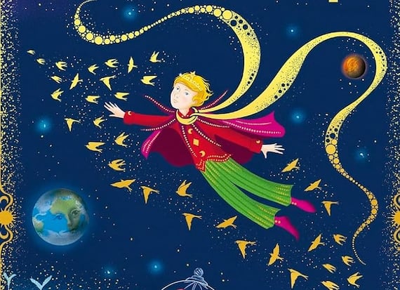 Un dettaglio della copertina de “Il Piccolo Principe”