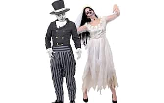 Coppia di costumi a tema fantasma