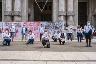 Flash mob ristoratori Milano