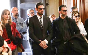 Roma, Funerali di Pietro Genuardi nella Chiesa degli Artisti - Nella foto: Michele Morrone