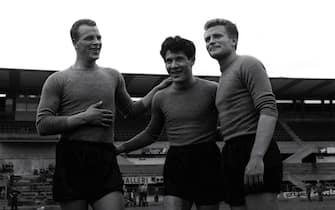 John Charles, Giampiero Boniperti e Omar Sivori