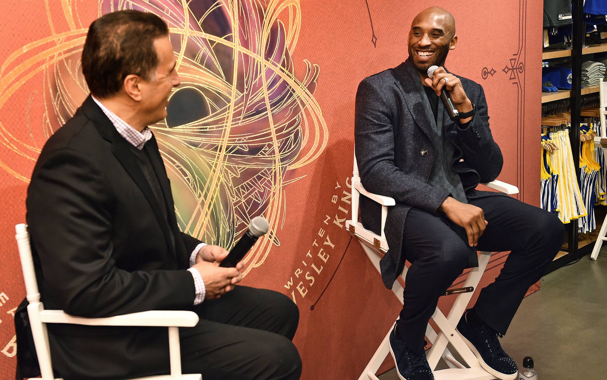 Kobe presenta il libro lo scorso 19 marzo a New York