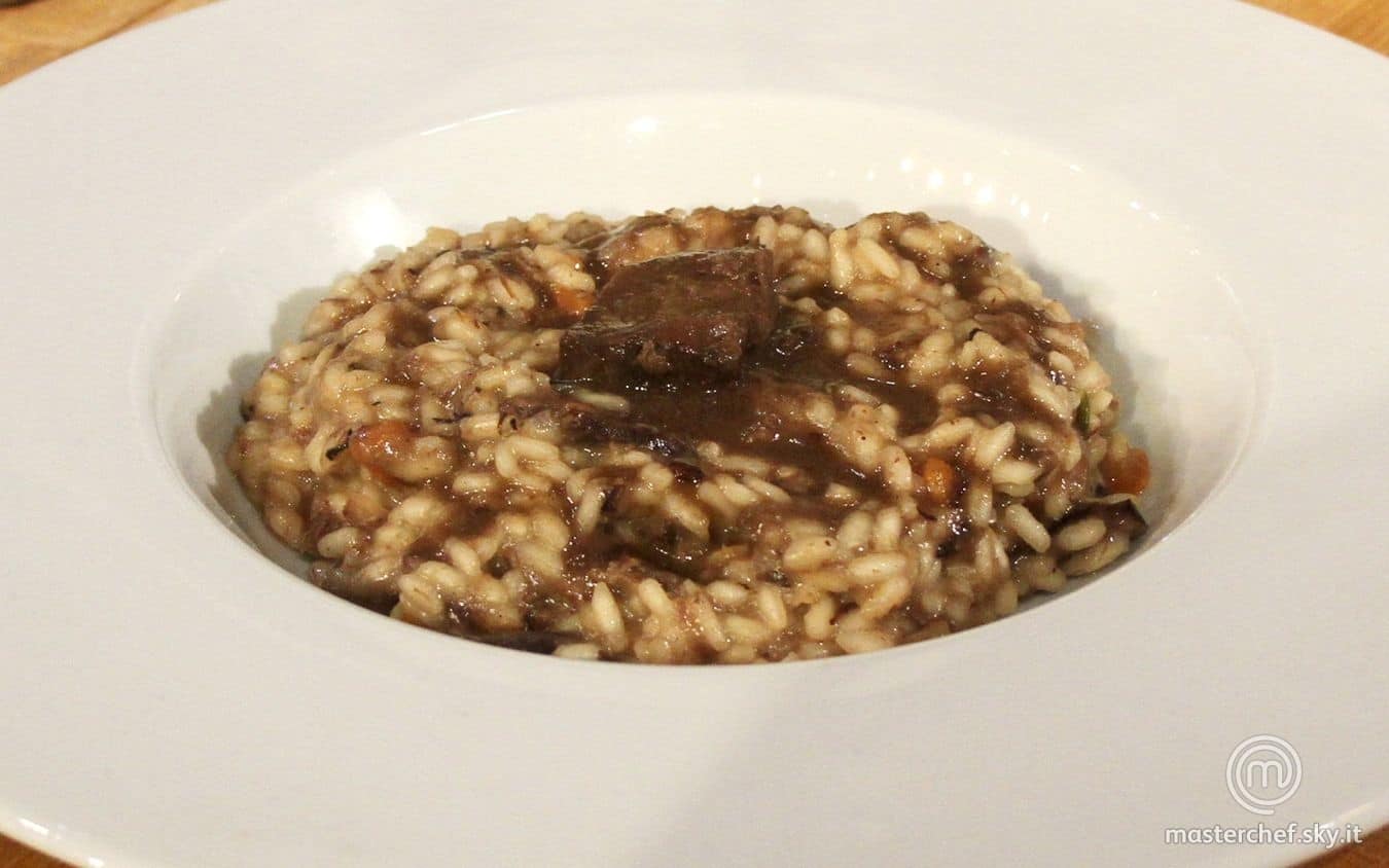 Risotto con lepre e liquirizia