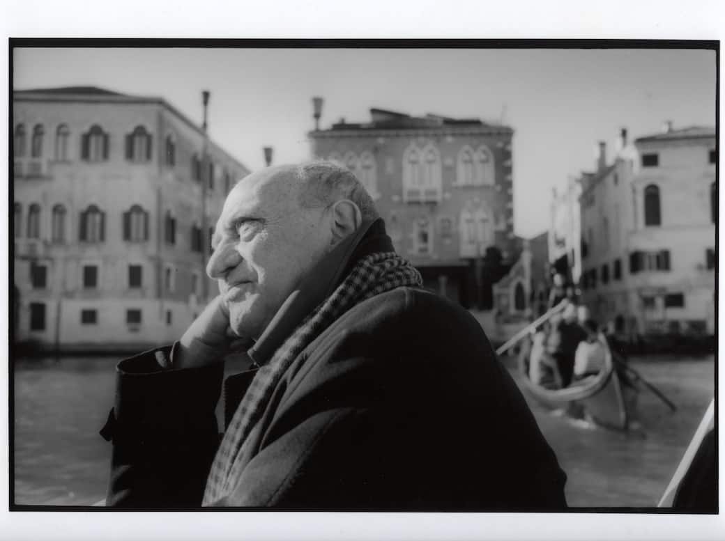 Un ritratto di Arnaldo Pomodoro. Ph. Carlo Orsi, 2009