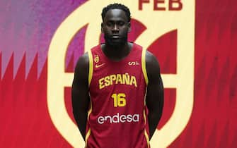 Usman Garuba during the official presentation of the players of the Spanish Men's Basketball Team called up for the Pre-Olympic Tournament in Valencia. June 20,2024.(Photo by Acero/Alter Photos/Sipa USA)