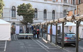 Lavori in corso seggi elezione presidente della Repubblica
