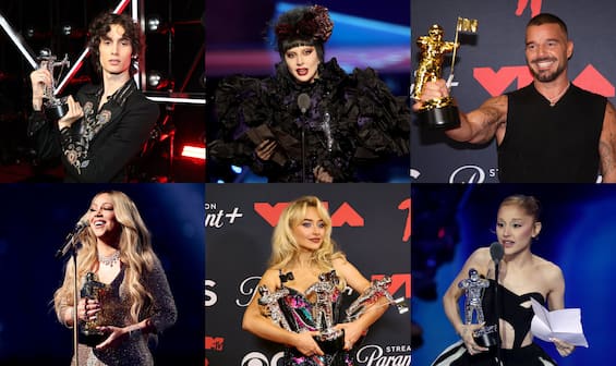 MTV VMA's 2025, tutti i vincitori dei Video Music Awards, da Lady Gaga ...