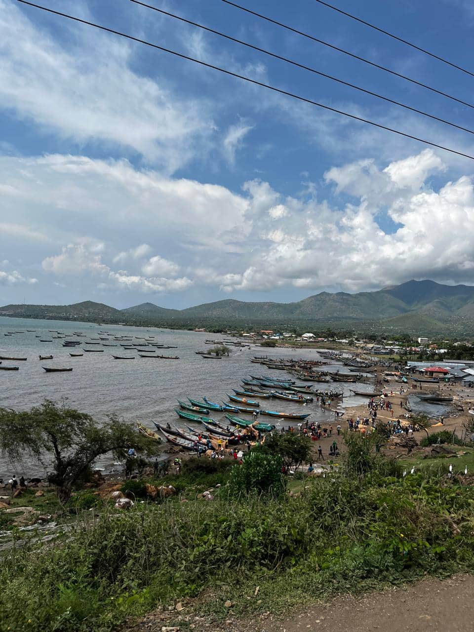 Villaggio di pescatori sul lago Vittoria dove il mercato ittico è alla base del sostentamento degli abitanti
