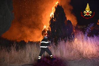 Incendi Petralia Soprana Sicilia