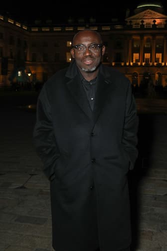 LONDON, ENGLAND - SEPTEMBER 18: Editor-In-Chief of British Vogue Edward Enninful attends a private view of "The Morgan Stanley Exhibition - "The Missing Thread: Untold Stories of Black British Fashion" at Somerset House on September 18, 2023 in London, England. (Photo by Dave Benett/Getty Images for Somerset House)