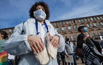 Protesta operatori spettacolo Torino