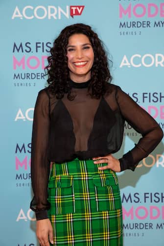 MELBOURNE, AUSTRALIA - MAY 19: Louisa Mignone attends the premiere of Ms. Fisher's Modern Murder Mysteries Series 2 on May 19, 2021 in Melbourne, Australia. (Photo by Sam Tabone/WireImage)