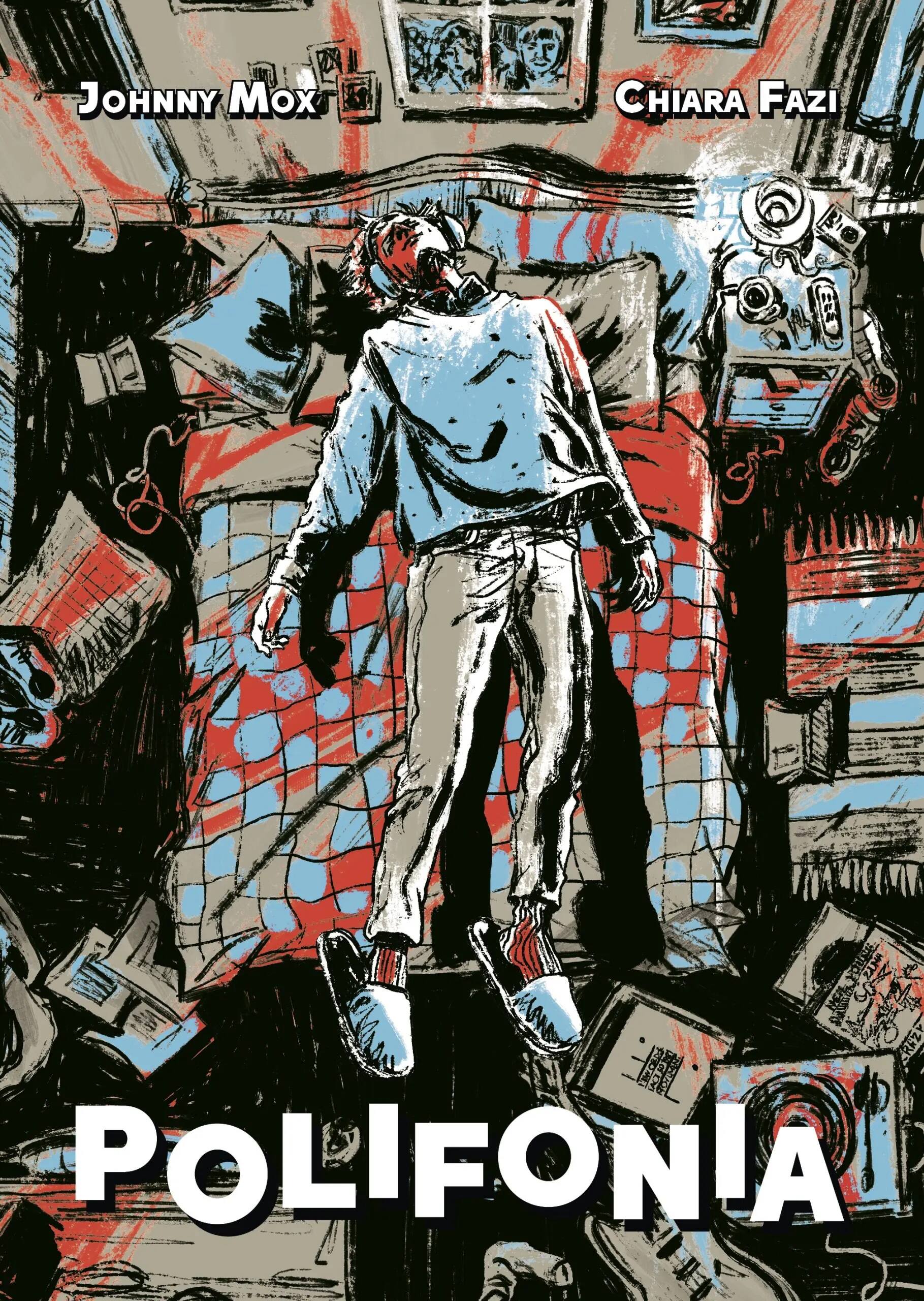 Johnny Mox e Chiara Fazi, Polifonia, Coconino Press, 192 pagine a colori, 19 euro Johnny Mox e Chiara Fazi, Polifonia, Coconino Press, 192 pagine a colori, 19 euro