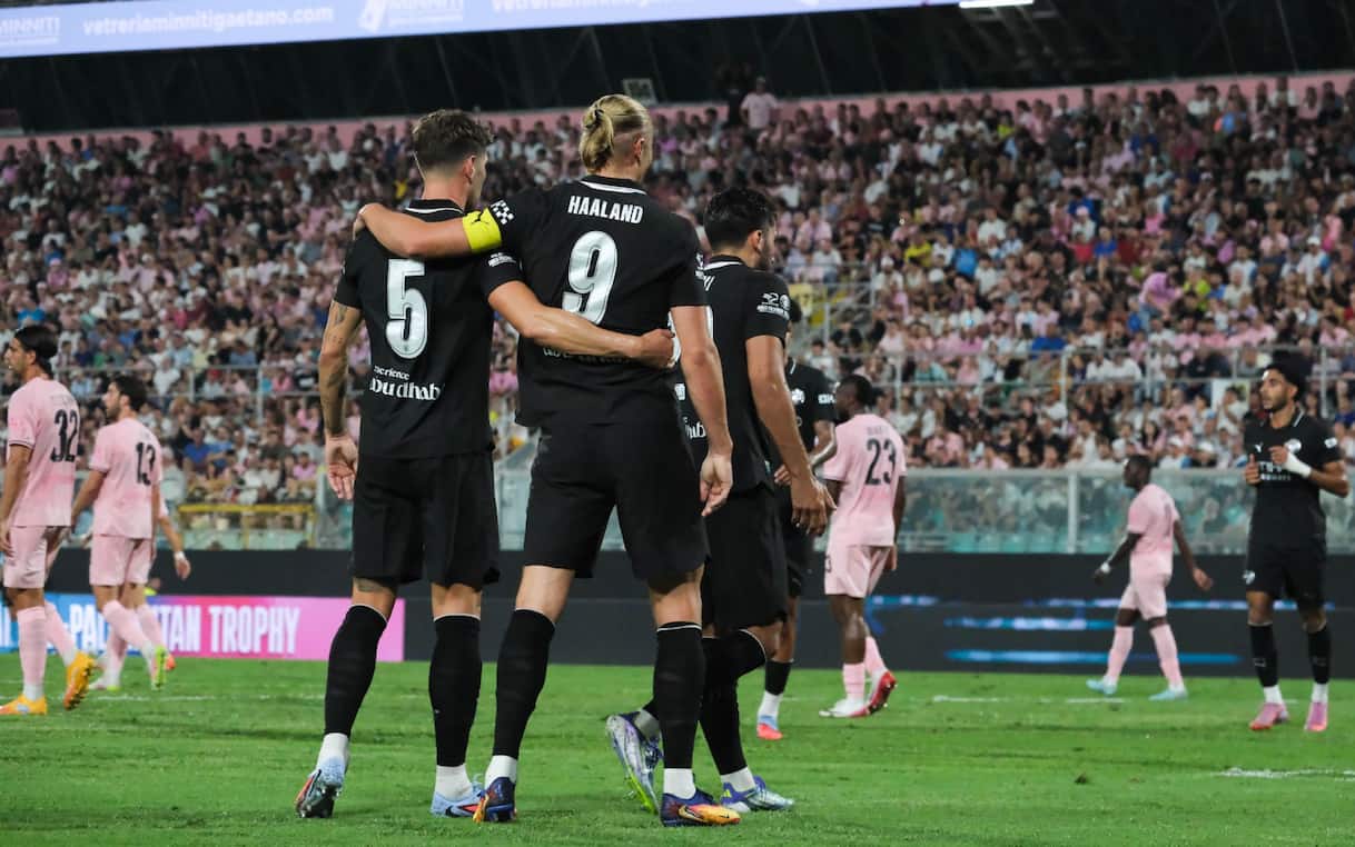 palermo manchester city in tv