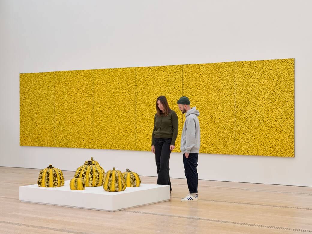 Installation views Yayoi Kusama alla Fondation Beyeler, Riehen/Basel, 2025. Foto: Mark Niedermann