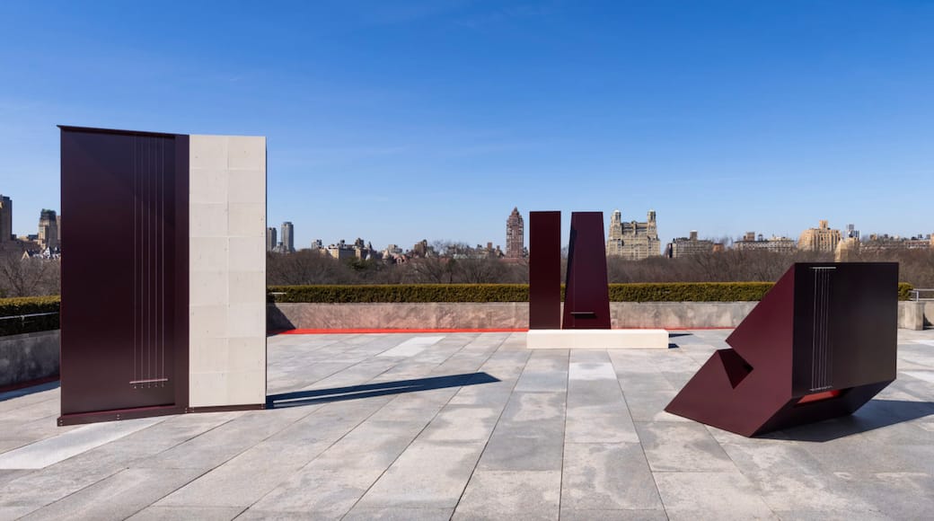 Jennie C. Jones (born 1968, Cincinnati, Ohio), Installation view of The Roof Garden Commission: Jennie C. Jones, Ensemble, 2025. The Metropolitan Museum of Art, Photo by Hyla Skopitz