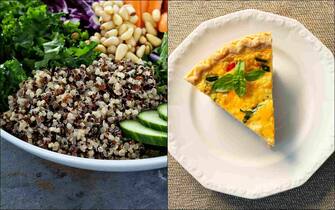 quinoa e quiche