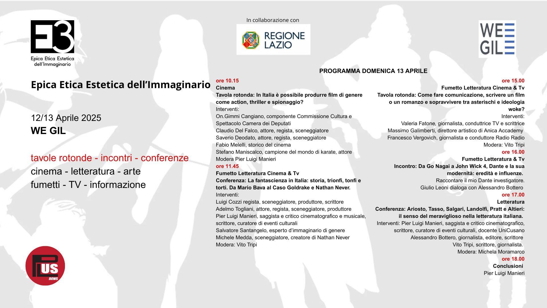IL PROGRAMMA DI DOMENICA