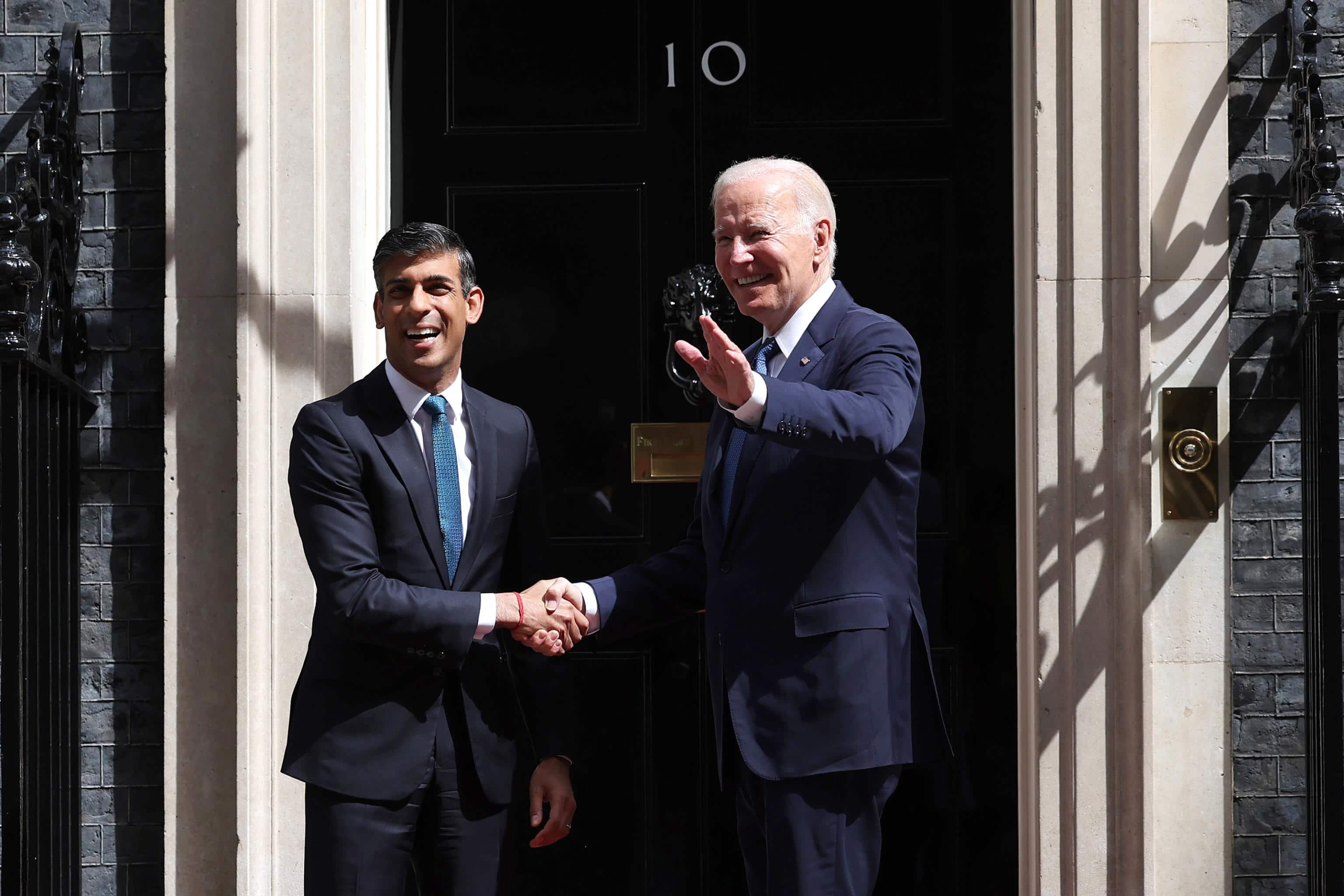 Il presidente americano Joe Biden a Londra incontra il primo ministro britannico Rishi Sunak