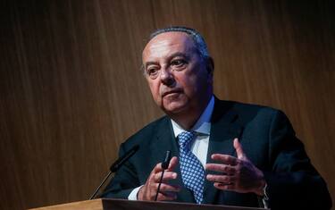 Francesco Lo Voi, procuratore capo di Palermo, durante il convegno dal titolo   Contrasto alla mafia e patrimoni illeciti. Luci e ombre del Codice antimafia a dieci anni dalla sua introduzione  , università LUISS, Roma, 01 luglio 2021. ANSA/FABIO FRUSTACI