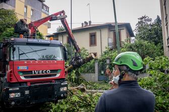 Maltempo Milano Seveso