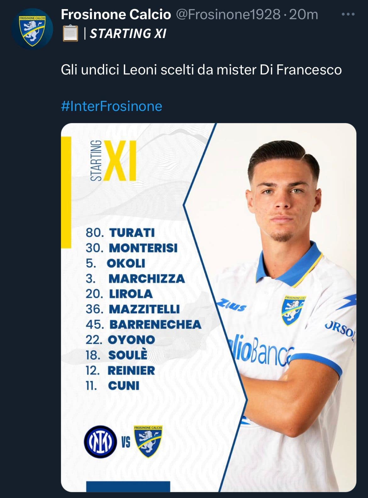 Frosinone formazione