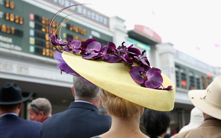 Uno dei pittoreschi cappelli, simbolo del Kentucky Derby kentucky