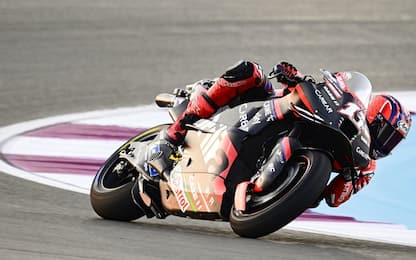 Qatar, warm up: 1° Vinales, 9° Bagnaia, 16° Martin