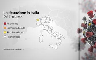 Colori Italia dal 21 giugno