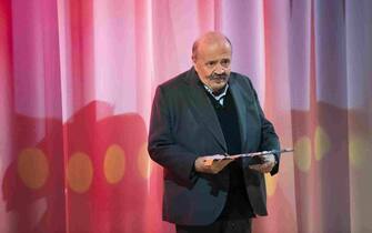 Maurizio Costanzo durante la puntata del 'Maurizio Costanzo Show' presso gli Studios Lumina a Roma, 26 Marzo 2019. ANSA/CLAUDIO PERI