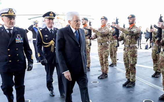 Mattarella in Cyprus visiting the UN mission: “Peace must be the priority”