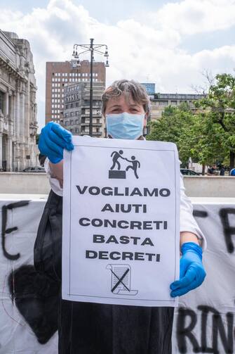 Flash mob ristoratori Milano