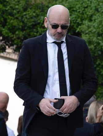 Tony Scervino at Roberto Cavalli's funeral, Firenze, 15 April 2024 ANSA/CLAUDIO GIOVANNINI