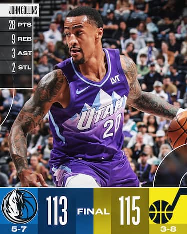 UTAH JAZZ-DALLAS MAVERICKS 115-113