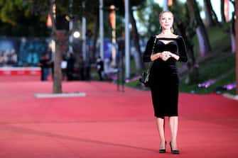 ROME, ITALY - OCTOBER 25: Nancy Brilli attends the red carpet of the movie "Il cinema Ã¨ una cosa meravigliosa" during the 14th Rome Film Festival on October 25, 2019 in Rome, Italy. (Photo by Franco Origlia/Getty Images)
