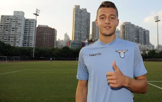 Shanghai Stadium, allenamento della Lazio