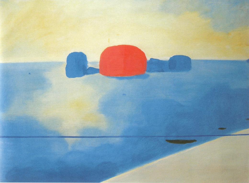 Virgilio Guidi - Marina zenitale, 1951, olio su tela, cm 90x120