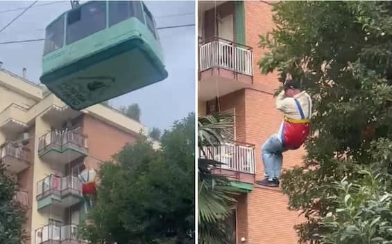 monte faito si rompe cavo funivia caduta la cabina bloccata in cima quattro morti