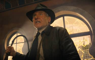 Indiana Jones (Harrison Ford) in Lucasfilm's IJ5. ©2022 Lucasfilm Ltd. & TM. All Rights Reserved.