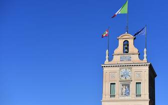 The Quirinal Palace in Rome, Italy, 28 January 2021.Italian President Sergio Mattarella is holding consultations after resignation of Italian premier Giuseppe Conte.  ANSA/ ETTORE FERRARI
