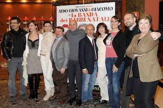Milano, Cinema Odeon, premiere "La Banda dei Babbi Natale" con Aldo Giovanni e Giacomo